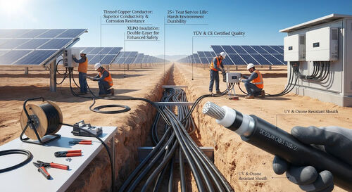 Latest company news about Καλώδιο DC Solar: Φωτοβολταϊκή Καλωδίωση Υψηλής Απόδοσης με Πιστοποίηση TUV για Παγκόσμια Ηλιακά Έργα