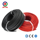 TUV certificate 6/4/2.5mm2 10/12/14AWG 100m per coil PV solar cable for inverter