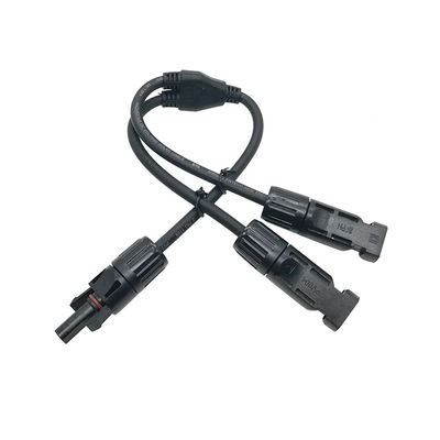 Y Type Male & Female PV Solar Panel Branch Connector