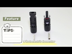 Ο χαλκός κάλυψε τους υδατοστεγείς συνδετήρες ηλιακού πλαισίου IP67 για να τοποθετήσει το σύστημα